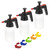 Sealey Premium Pressure Solvent Sprayers 1L & Colour-Coded Caps Combo (SCSGCOMBO)