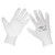 Sealey White Precision Grip gloves - (X-Large) - Pack of 6 Pairs (SSP50XL/6)