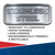 Sealey Stainless Steel Internal Corner Trowel - Rubber Handle - 120 x 60mm (T1802)