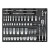 Sealey American PRO Topchest & Rollcab Combination 15 Drawer with 117pc Tool Kit- Green (AP41STACKHVCOMBO)