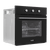 Sealey Baridi Built-In 5-Function Fan Assisted Oven with Timer 60cm, 55L Capacity - Black (DH110)