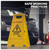 Sealey EV/Hybrid Floor Warning Signs - Pack of 2 (EV19)