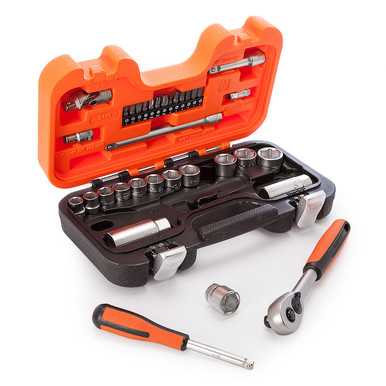 Bahco s330 socket 2024 set 34 piece
