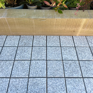Digby Stone Digby Stone Granite Setts Sawn And Tumbled Ice 100 x 100mm (m2)