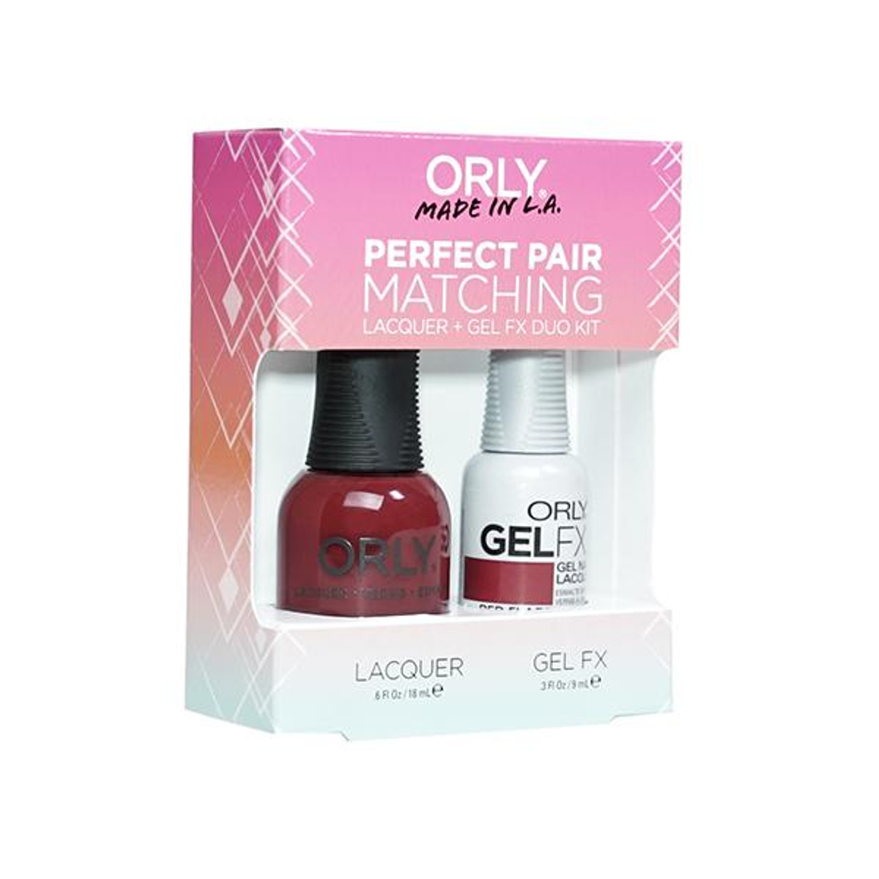 Orly Perfect Pair Gel & Lacquer Duo Kit, Red Flare