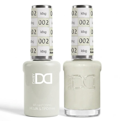 DND Hema & TPO Free Gel Polish & Lacquer - 002 Icing