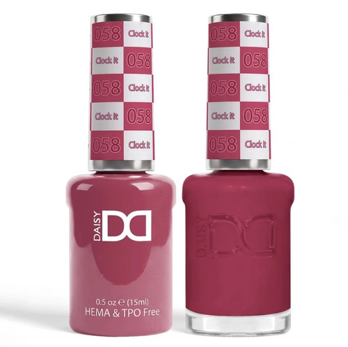 DND Hema & TPO Free Gel Polish & Lacquer - 058 Clock It