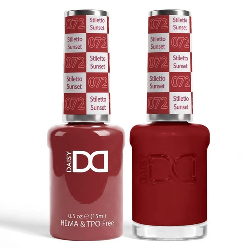 DND Hema & TPO Free Gel Polish & Lacquer - 072 Stiletto Sunset
