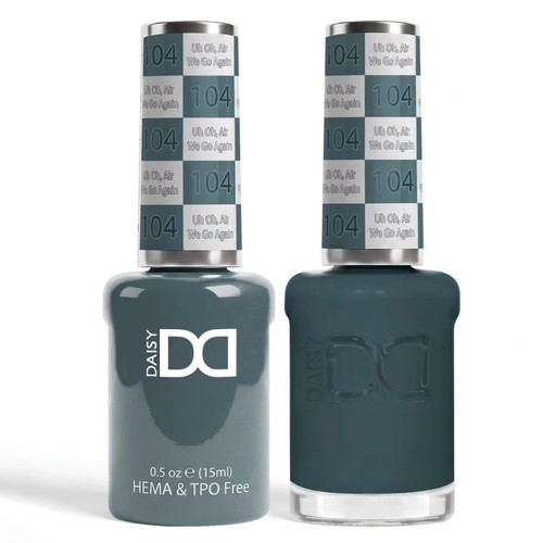 DND Hema & TPO Free Gel Polish & Lacquer - 104 Uh Oh, Air We Go Again
