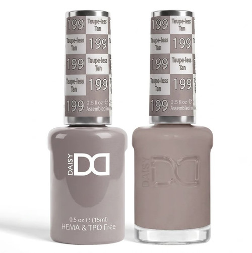 DND Hema & TPO Free Gel Polish & Lacquer - 199 Taupe-less Tan