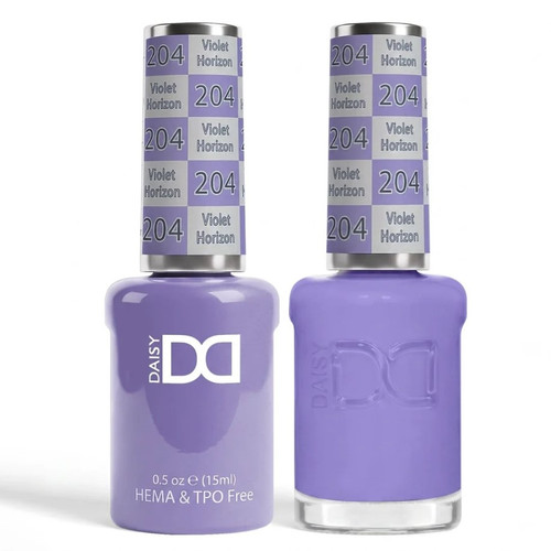 DND Hema & TPO Free Gel Polish & Lacquer - 204 Violet Horizon