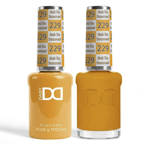 DND Hema & TPO Free Gel Polish & Lacquer - 229 Grab The Sunscreen!