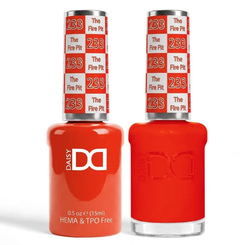 DND Hema & TPO Free Gel Polish & Lacquer - 233 The Fire Pit