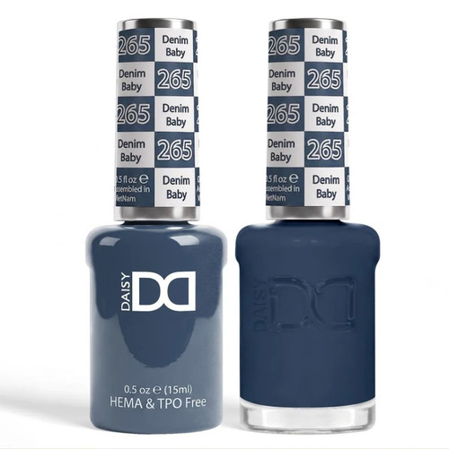 DND Hema & TPO Free Gel Polish & Lacquer - 265 Denim Baby