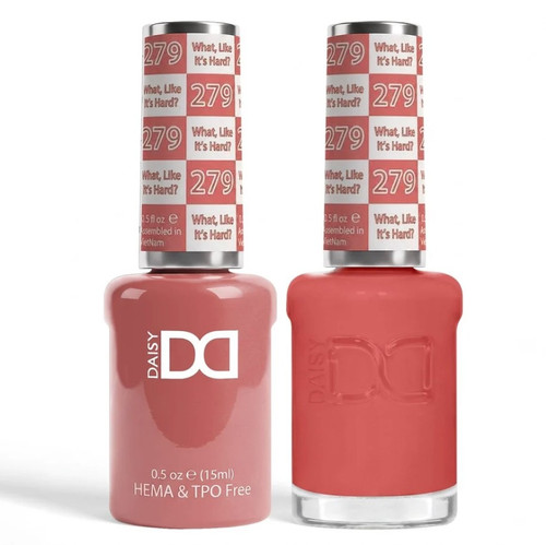 DND Hema & TPO Free Gel Polish & Lacquer - 279 What, Like It's Hard