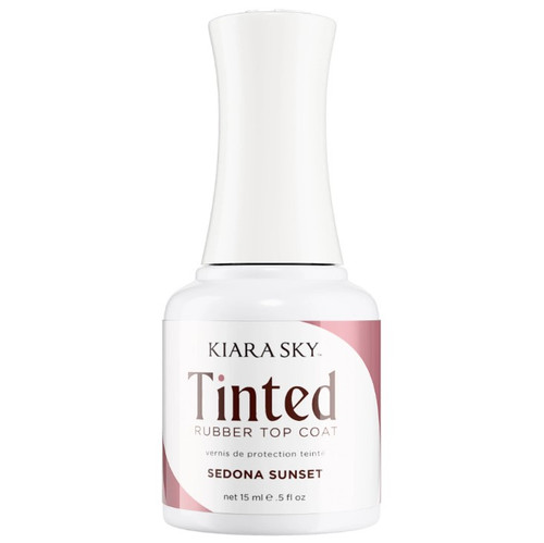 Kiara Sky Tinted Rubber Top Coat - TNT04 Sedona Sunset