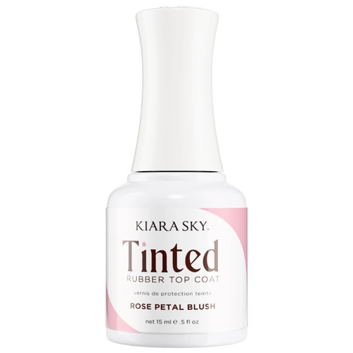 Kiara Sky Tinted Rubber Top Coat - TNT08 Rose Petal Blush