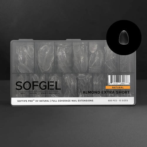 SOFTIPS PRO™ XV | Natural - ALMOND - Extra Short