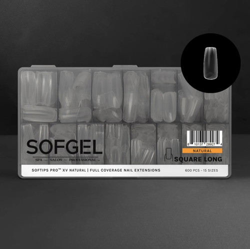 SOFTIPS PRO™ XV | Natural - SQUARE - Long