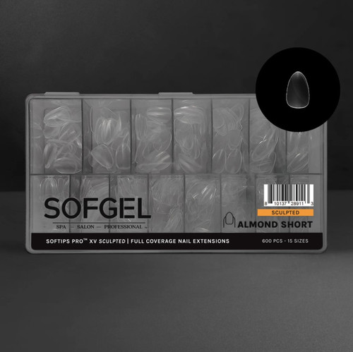 SOFTIPS PRO™ XV | Sculpted - ALMOND  - Short