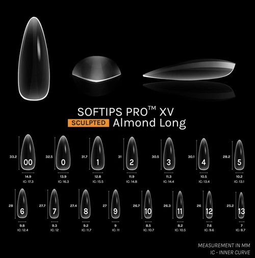 SOFTIPS PRO™ XV | Sculpted - ALMOND  - Long
