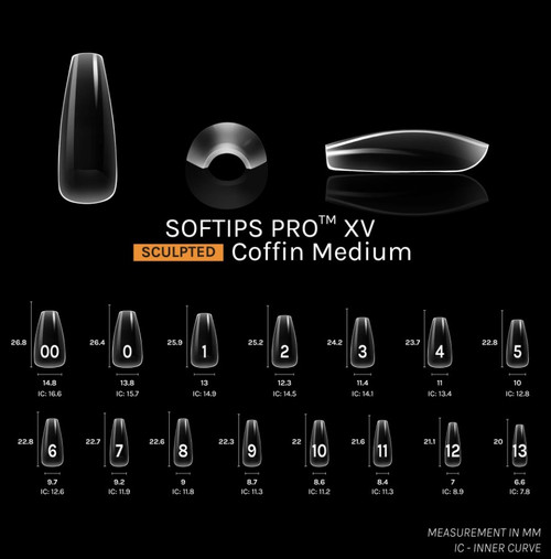 SOFTIPS PRO™ XV | Sculpted - COFFIN - Medium