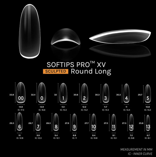 SOFTIPS PRO™ XV | Sculpted - ROUND - Long