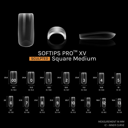 SOFTIPS PRO™ XV | Sculpted - SQUARE - Medium