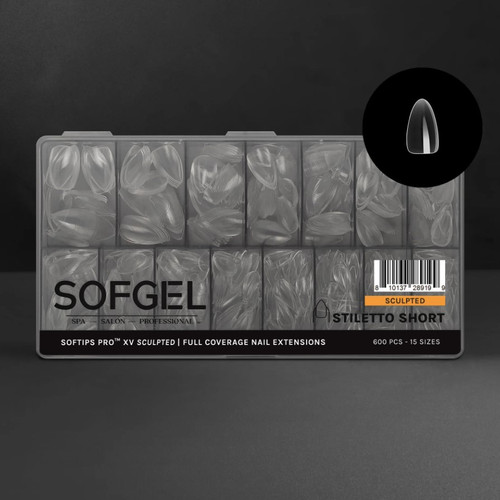 SOFTIPS PRO™ XV | Sculpted - STILETTO - Short