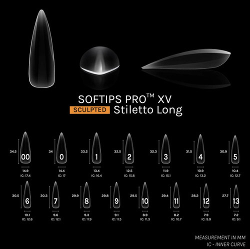 SOFTIPS PRO™ XV | Sculpted - STILETTO - Long