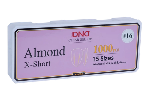 DND Soft Gel Tips - #16 Almond X-Short