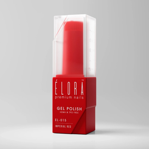 ÉLORA Hema & TPO Free Luxury Gel Polish - EL015 - IMPERIAL RED