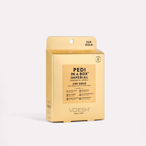 Voesh Pedi in a Box - 6 Steps - 24k Gold