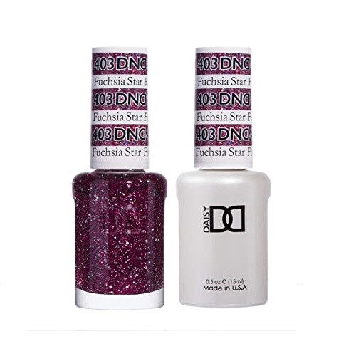 DND Gel & Matching Lacquer- 403 FUCHSIA STAR