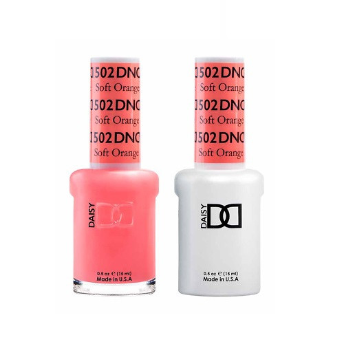 DND Gel & Matching Lacquer- 502 SOFT OREANGE