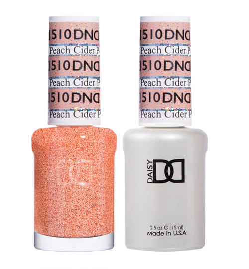 DND Gel & Matching Lacquer- 510 PEACH CIDER