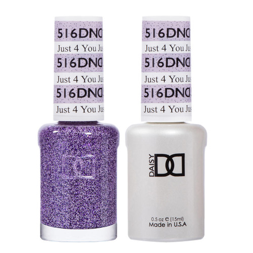 DND Gel & Matching Lacquer- 516 JUST 4 YOU