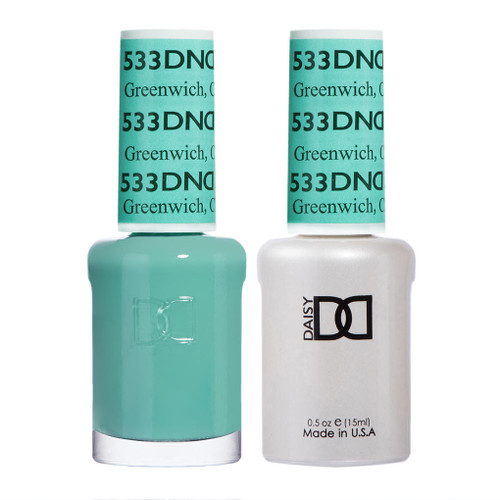 DND Gel & Matching Lacquer- 533 GREENWICH, CT