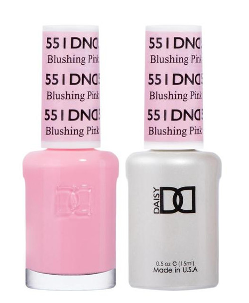 DND Gel & Matching Lacquer- 551 BLUSHING PINK