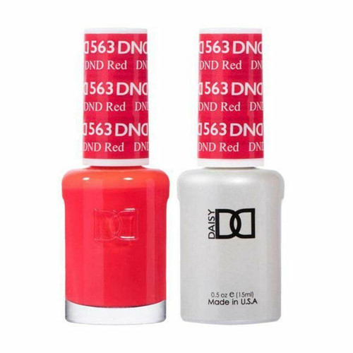 DND Gel & Matching Lacquer- 563 RED