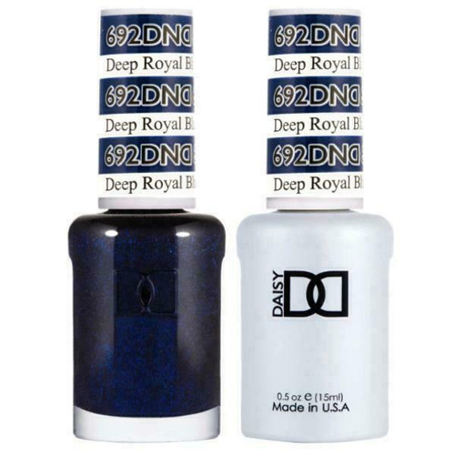 DND Gel & Matching Lacquer- 692 DEEP ROYAL BLUE