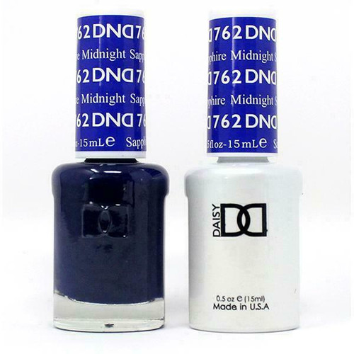 DND Gel & Matching Lacquer- 762 MIDNIGHT SAPPHIRE