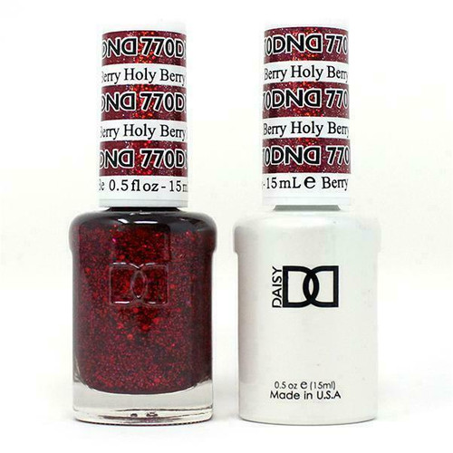 DND Gel & Matching Lacquer- 770 HOLY BERRY