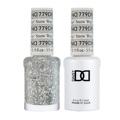 DND Gel & Matching Lacquer- 779 SNOW WAY!