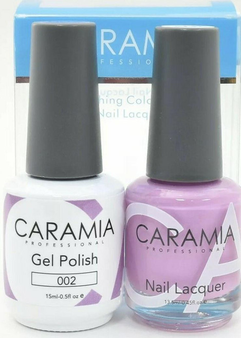 Caramia #002 -Gel and matching lacquer set