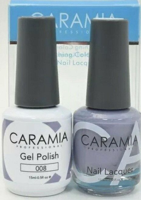 Caramia #008 -Gel and Matching Lacquer Set