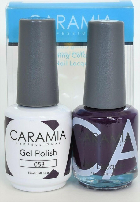 Caramia #053 -Gel and Matching Lacquer Set