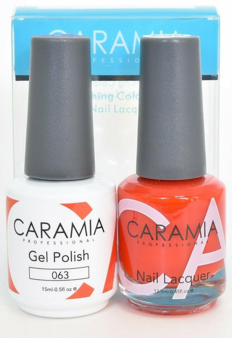 Caramia #063 -Gel and matching lacquer set