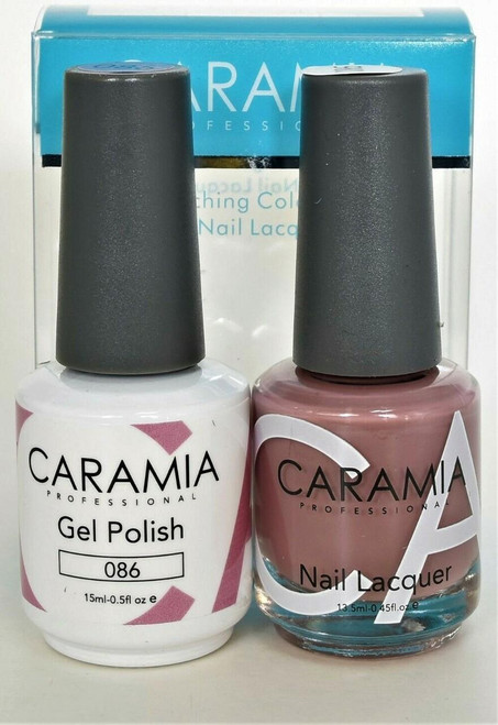 Caramia #086 -Gel and Matching Lacquer Set
