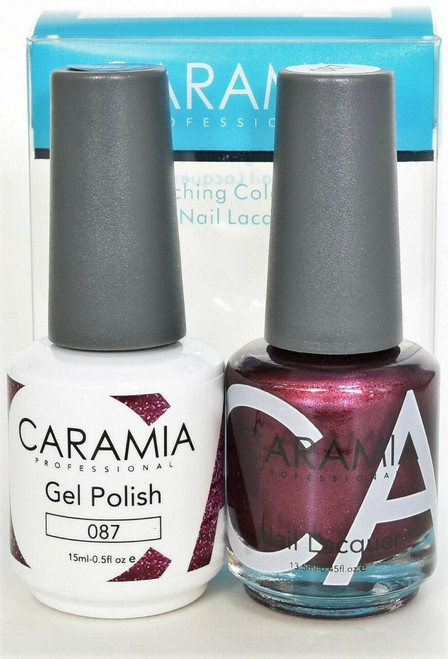 Caramia #087 -Gel and matching lacquer set